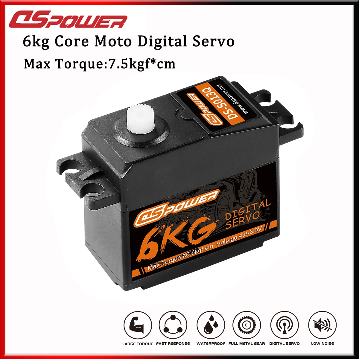 Esc Waterproof 60A - DSpower 6KG Waterproof Servos Digital Servo