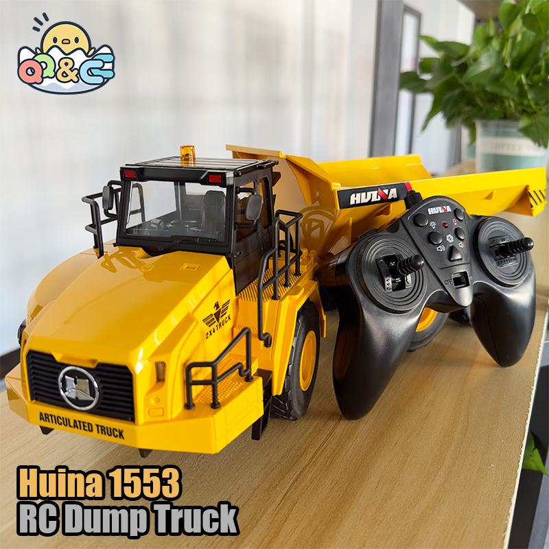 Rc Hobby Excavator - 1/18 Rc Truck Dumper Huina 1553