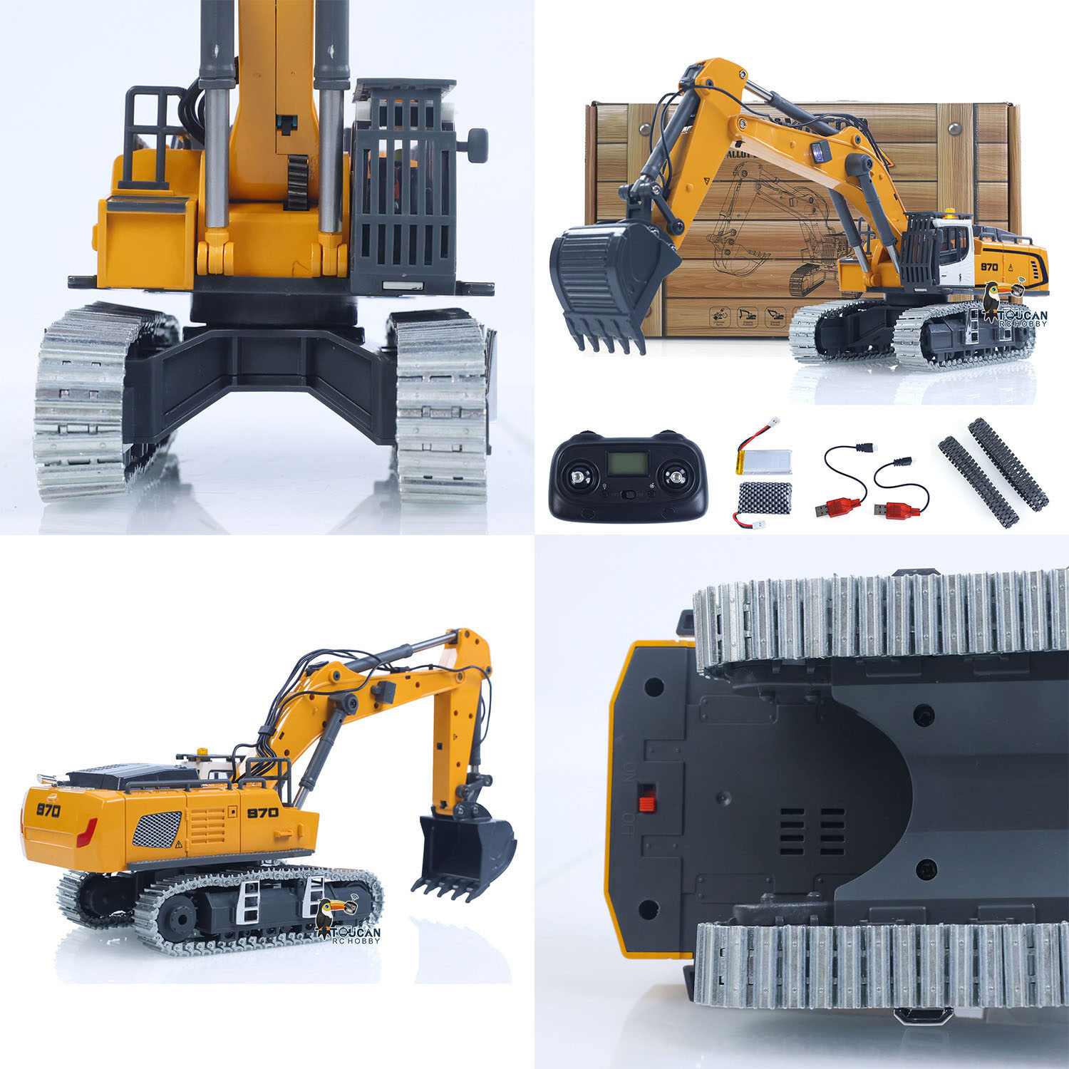 Rc Hobby Excavator - Gift Mini 1/50 Updated RTR 970