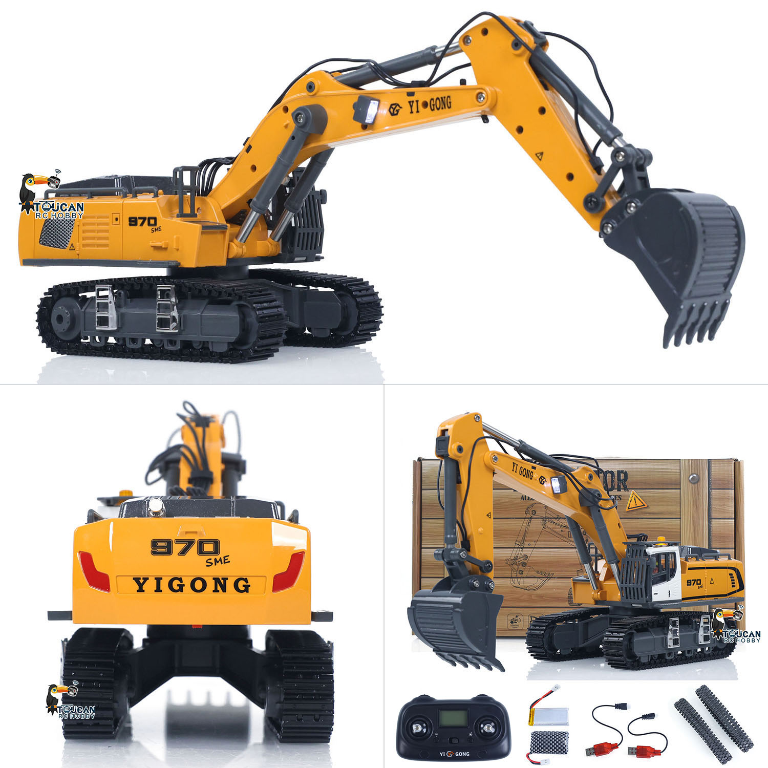 Rc Hobby Excavator - New Mini 1/50 CUT 970 RC