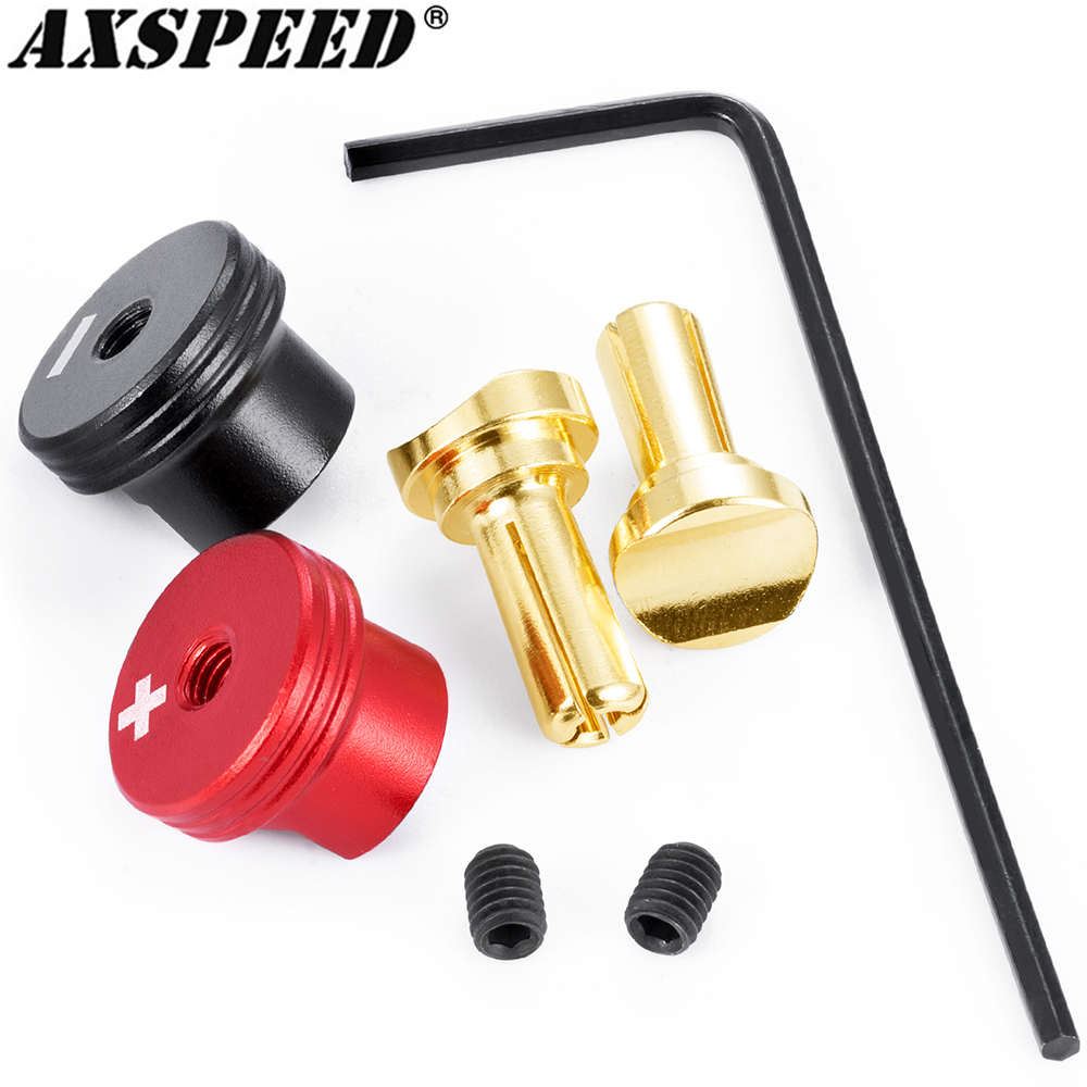 Rc Hobby Electric Screwdriver - AXSPEED Metal Heatsink Bullet Plug Grips