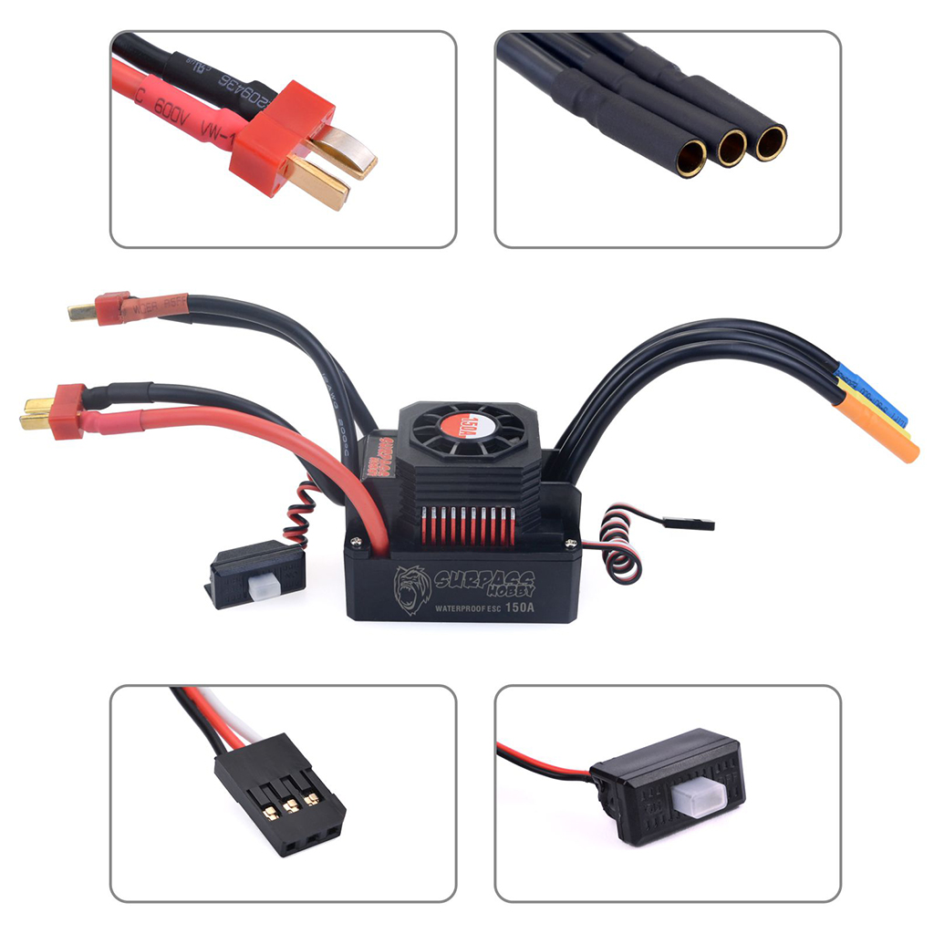 Esc Waterproof 60A - SURPASS HOBBY KK 25A 35A 45A
