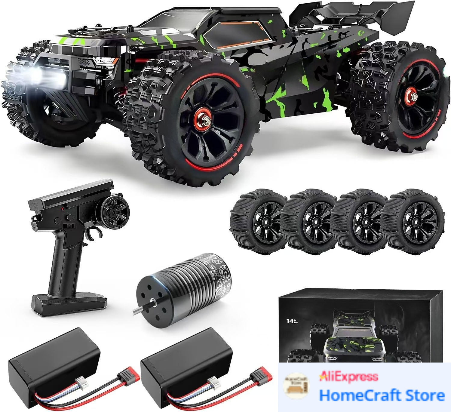 Rc Hobby Trucks - 1/14 Brushless RC Cars for Adults
