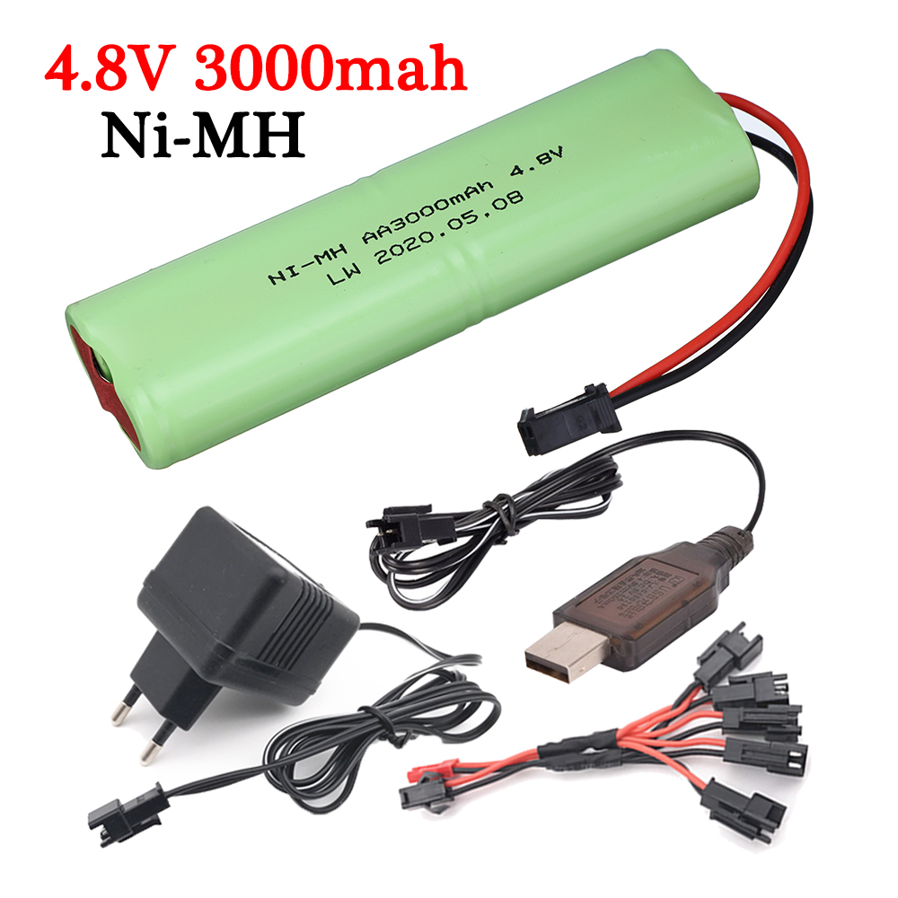 Rc Hobby Trucks - 4.8v 3000mah NiMH Battery + 4.8v