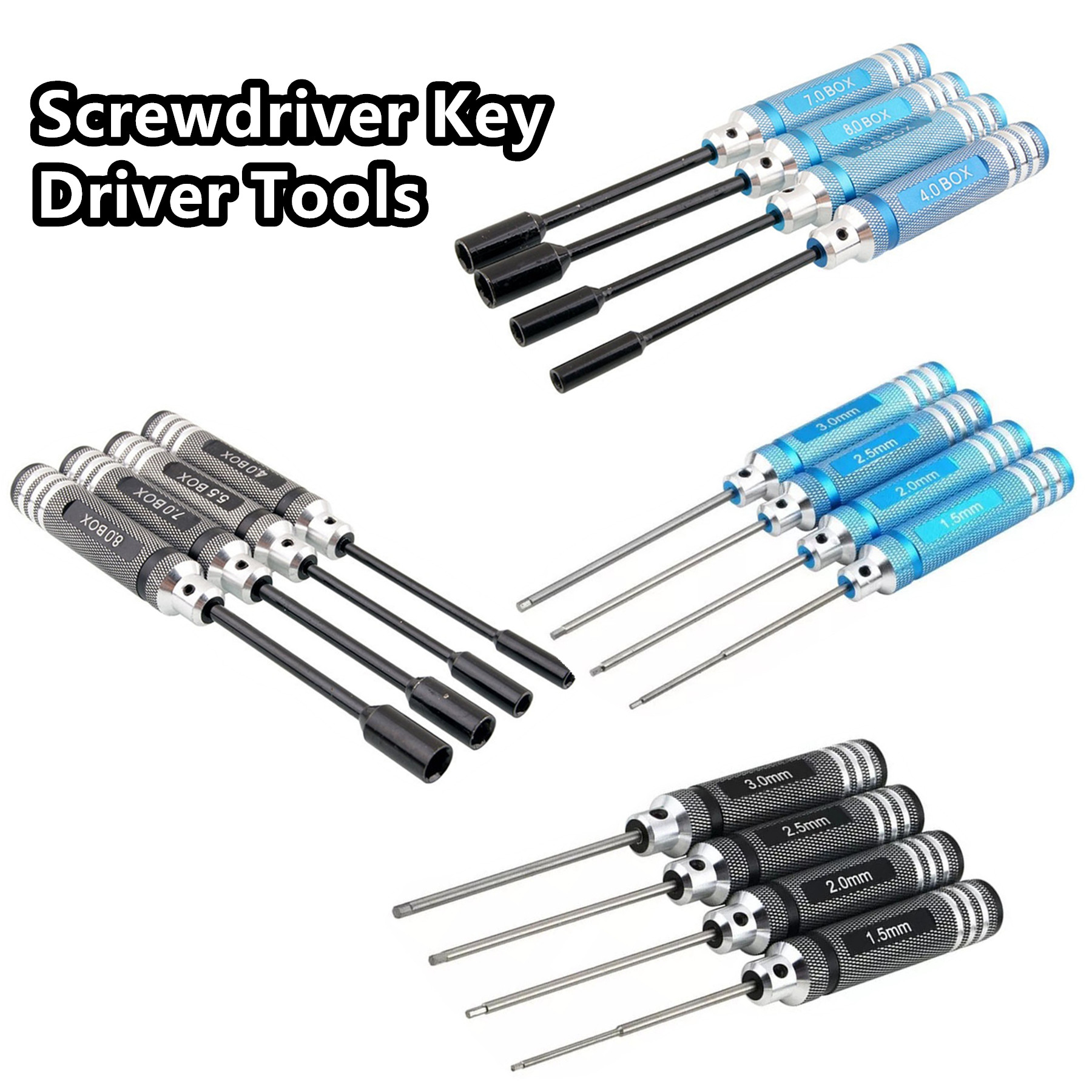 4Pcs Titanium Hex Screwdriver  - Rc Hobby Electric Screwdriver 리뷰 및 가격