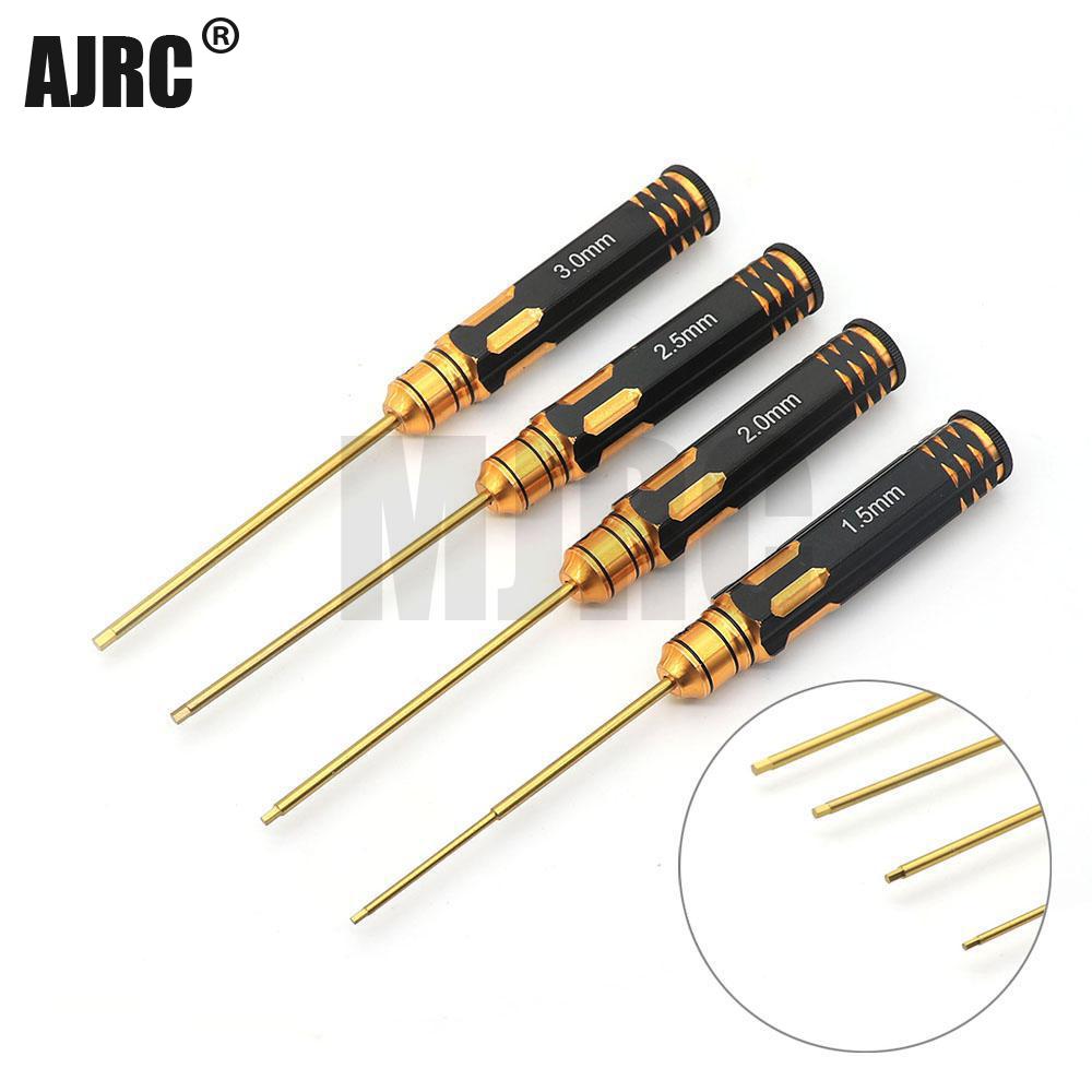 Ajrc 4pcs/set Titanium Plating - Rc Hobby Electric Screwdriver 리뷰 및 가격