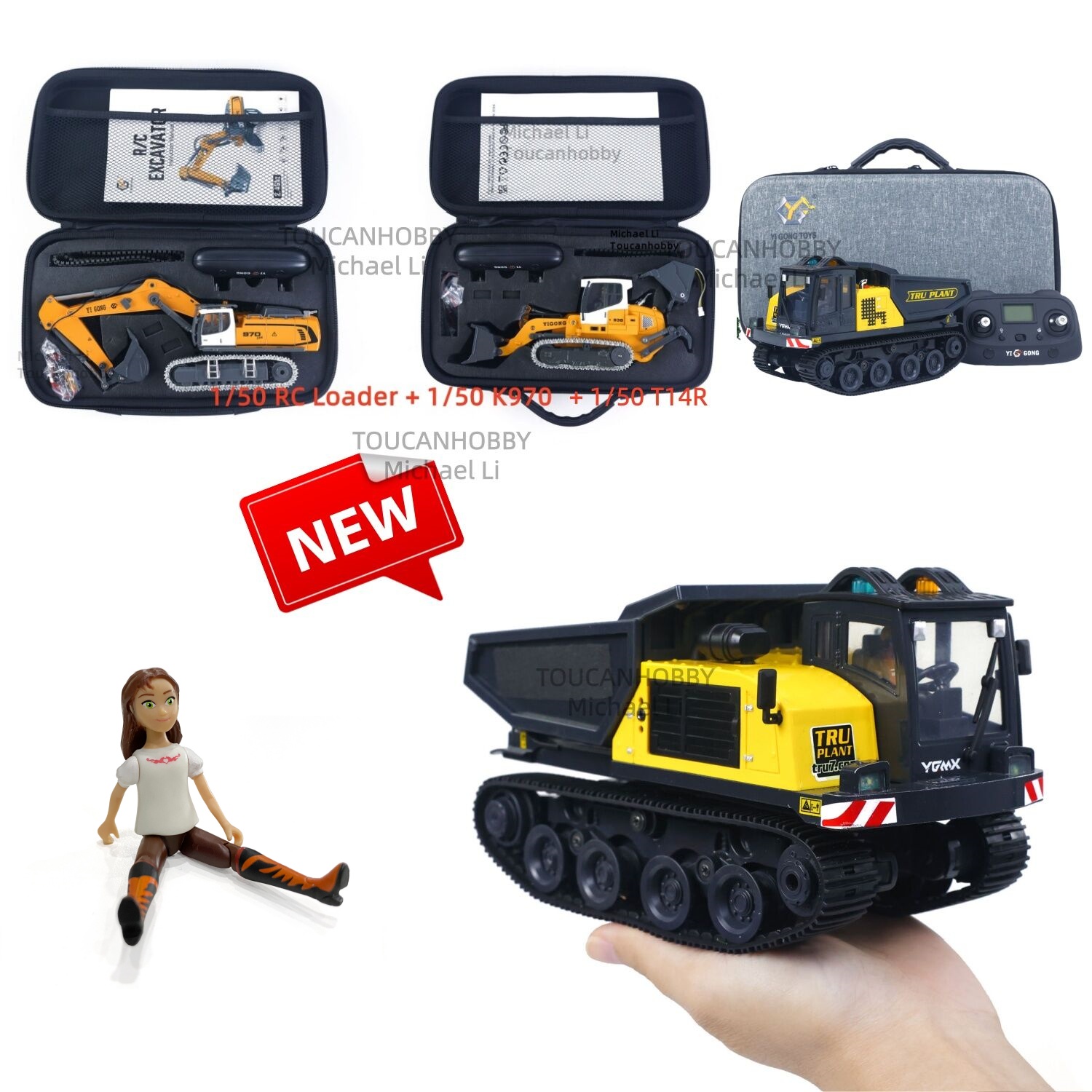 New 1/50 T14R RC Dumper K970 R - Rc Hobby Excavator 리뷰 및 가격