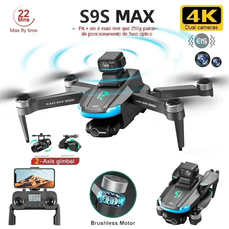 NEW S9S MAX MINI Drone 4K 2-Ax - Top Rc Hobby Mini Xcub 리뷰 및 가격