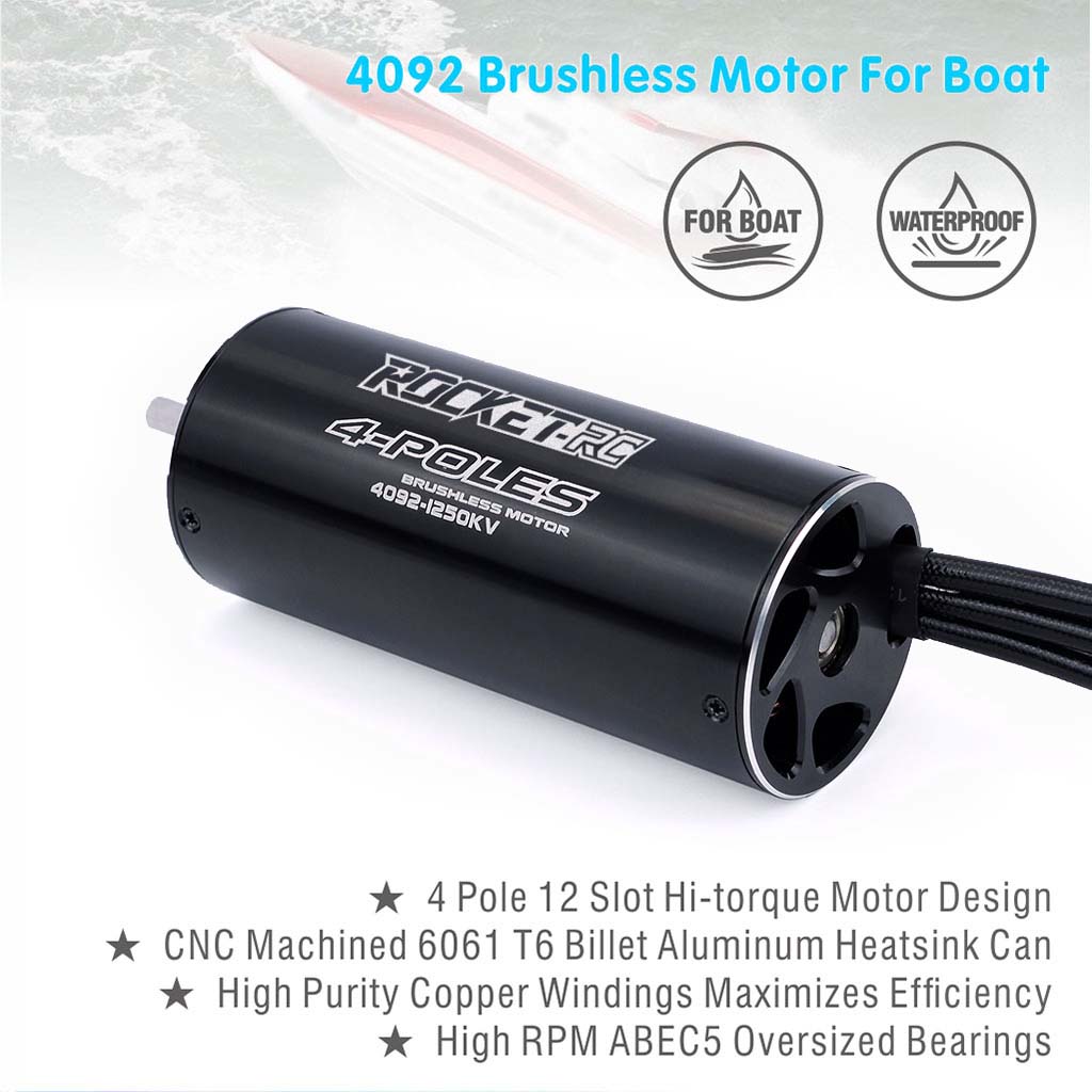 Rocket-RC 4092 1250KV 1520KV W - Esc Waterproof 60A 리뷰 및 가격