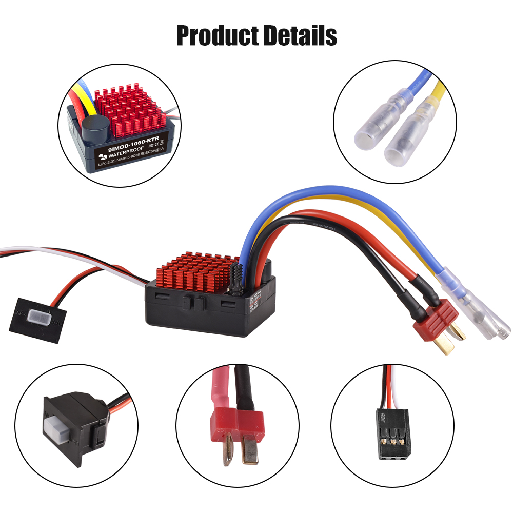 9IMOD 60A Brushed Fahrregler F - Esc Waterproof 60A 리뷰 및 가격