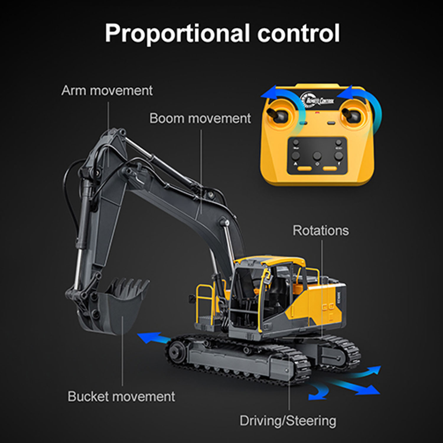 1/16 DoubleE E598 003 Electric - Rc Hobby Excavator 리뷰 및 가격