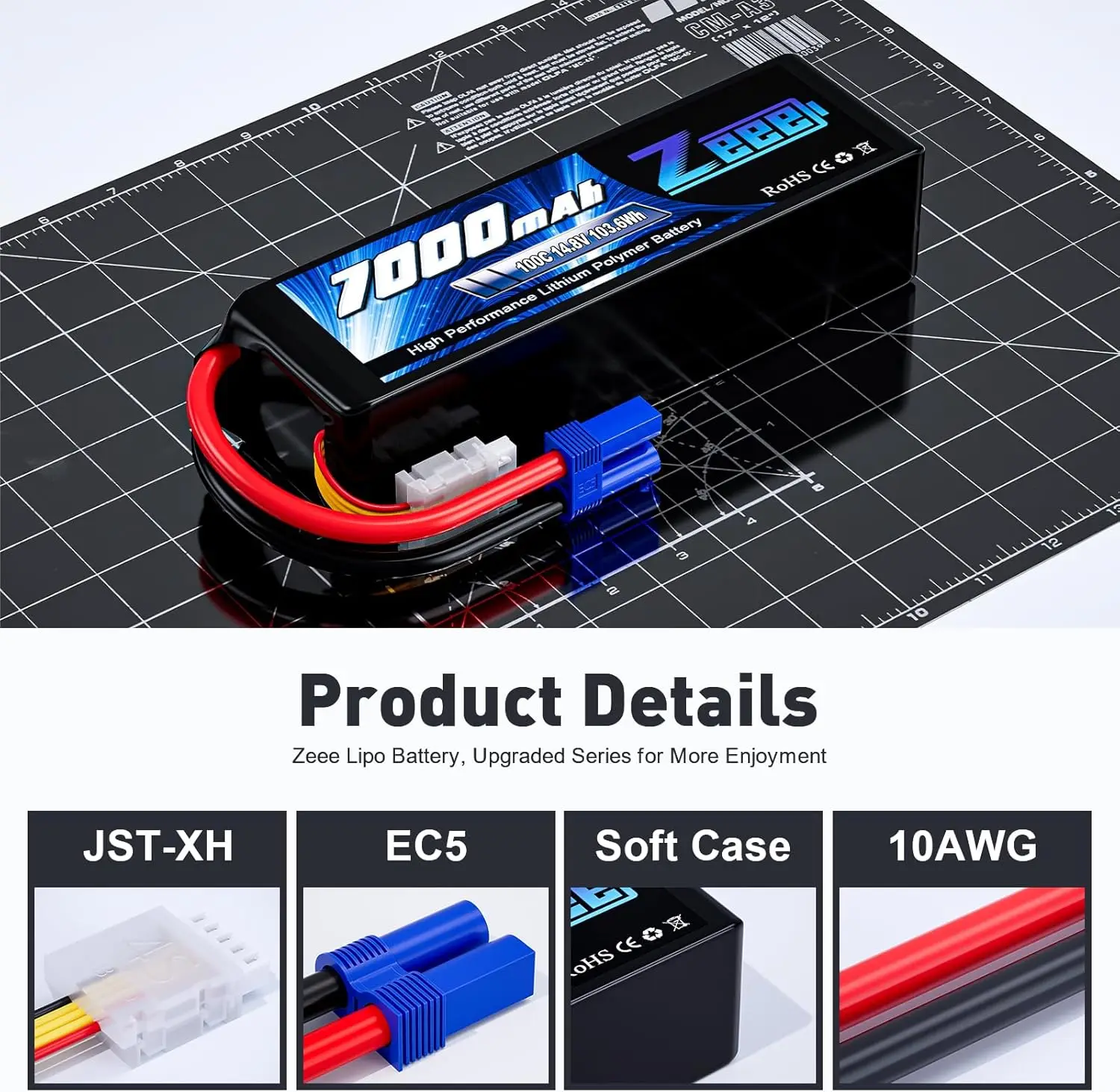 Zeee 4S 7000mAh FPV Drone Lipo - Rc Hobby Land 리뷰 및 가격