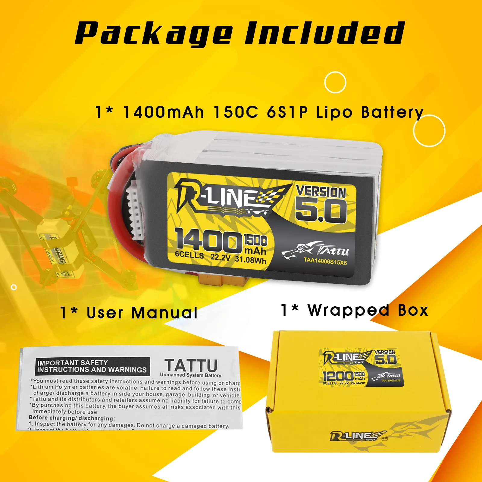 Tattu R-Line 1200mAh 1400mAh 6 - Rc Hobbyking 리뷰 및 가격