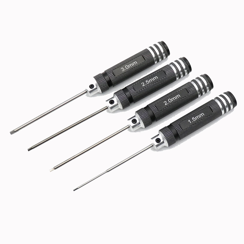 4PCS 1.5/2/2.5/3.0mm Black Hex - Rc Hobby Electric Screwdriver 리뷰 및 가격