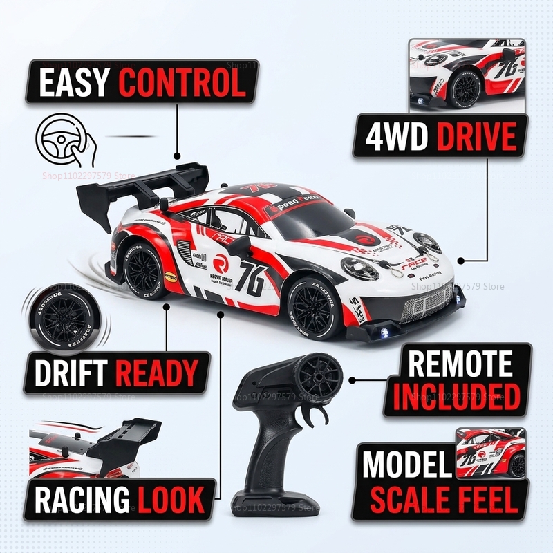 4WD-2.4G Drift Racing Car 1:24 - Hobby Quality Rc Cars 리뷰 및 가격
