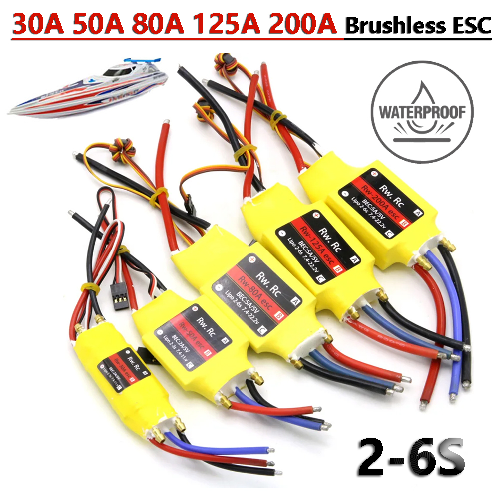 Waterproof Brushless RW.RC 30A - Esc Waterproof 60A 리뷰 및 가격