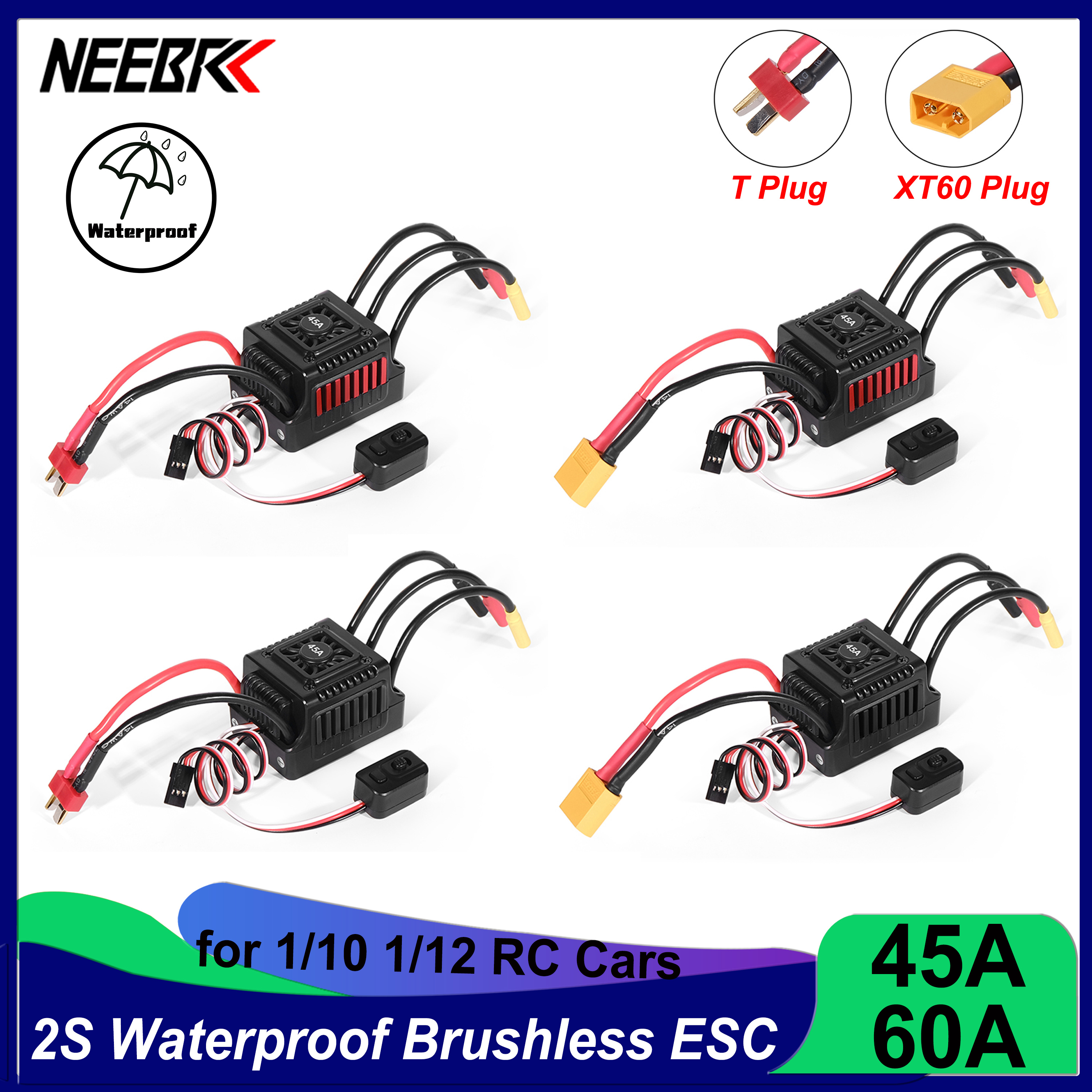 NEEBRC 45A 60A Brushless ESC W - Esc Waterproof 60A 리뷰 및 가격